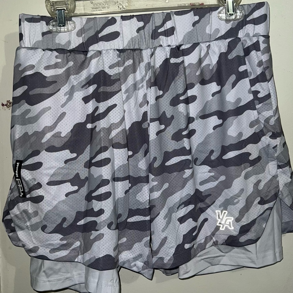 YoungLA Camo Shorts